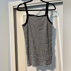 Black and white tank